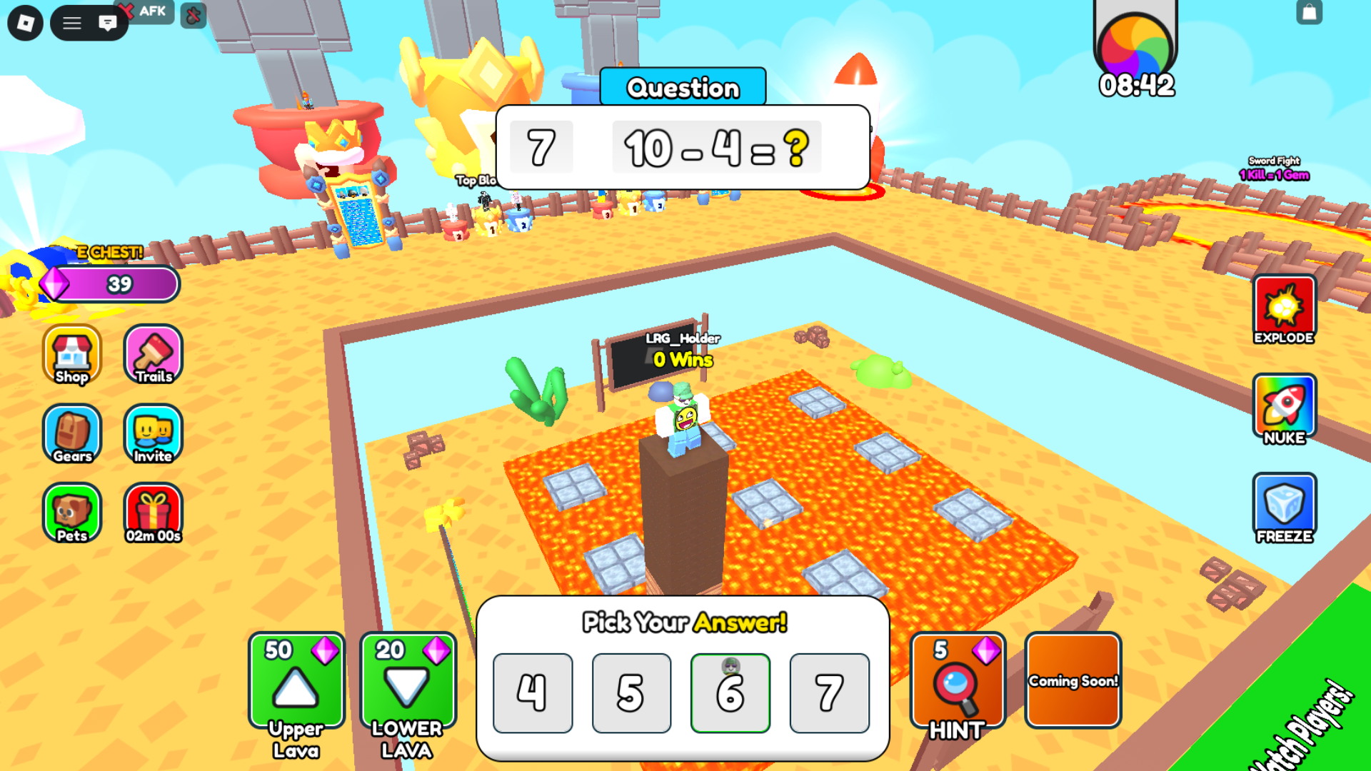 Math or Die Template