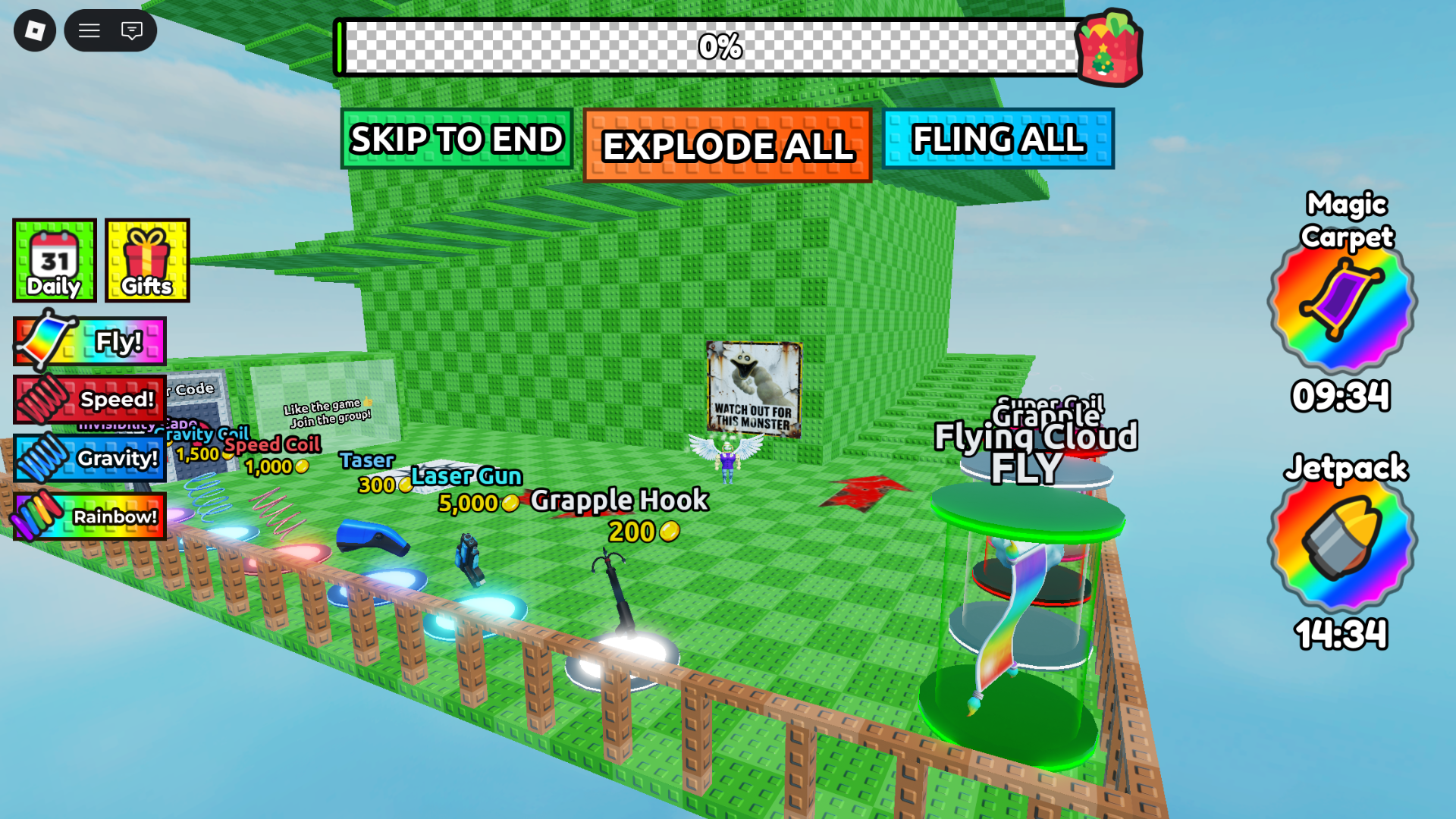 Scary Monster Tower Template