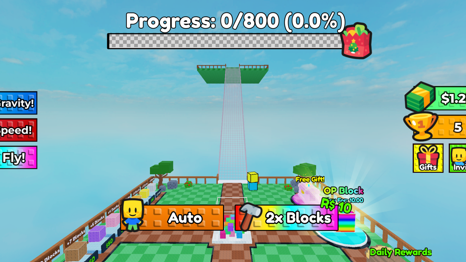 Build Stairs Into _ Template